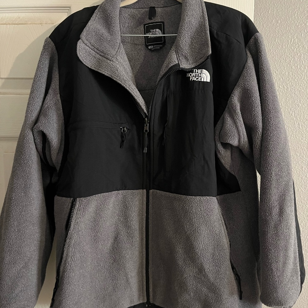 The North Face Black and Gray Fleece Jacket